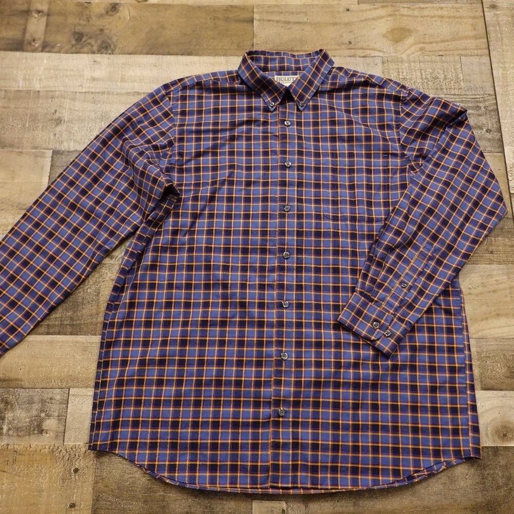 Duluth Trading Co Wrinklefighter Relaxed Fit Long Sleeve Shirt men's XL/tall